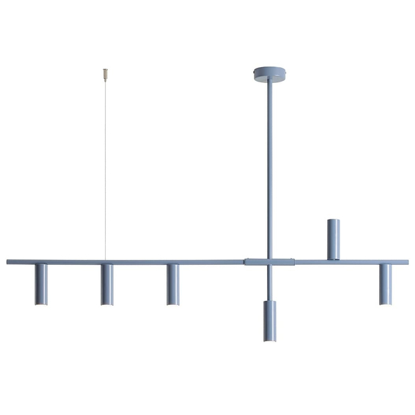 Wisząca lampa designerska Trevo 1104K16 Aldex niebieska