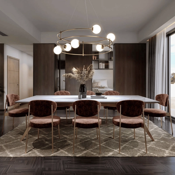 Zwisowa lampa Basic Form MOD317PL-06G balls kule białe