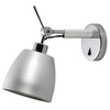 Metalowa lampa ścienna Zyta AZ2490 Azzardo do przedpokoju aluminium