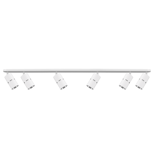 Lampa wielopunktowa tubki BAMBOO 324689 sufitowa biały srebrny
