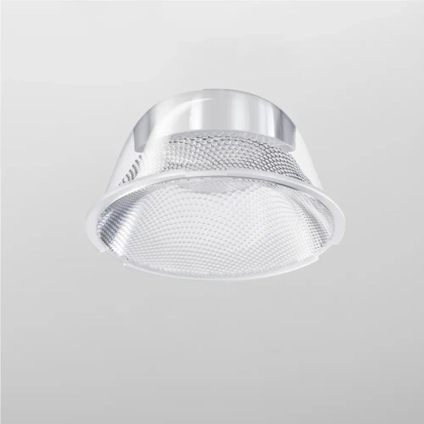Jednoobwodowa soczewka szynowa LED Focus 20W LensD50-24 przezroczysta