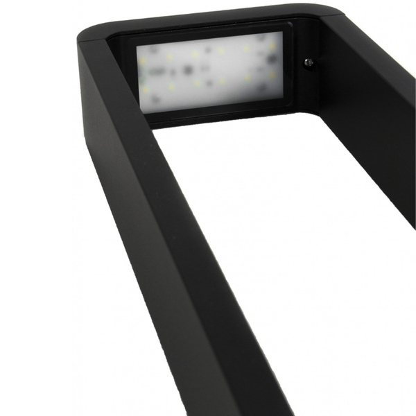 Ledowa ogrodowa lampa stojąca Bento 6761 SuperLED 8W IP44 czarna