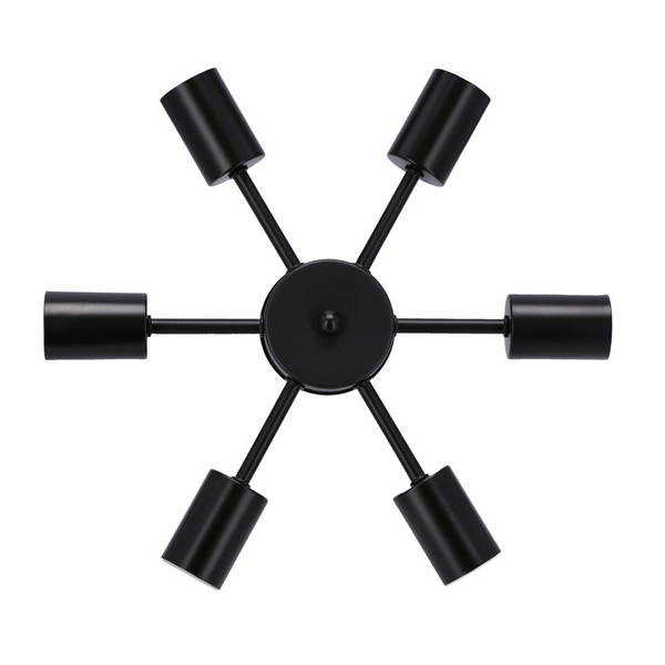 Zwis do salonu Sparta 36-09395 Candellux gwiazda loft czarny