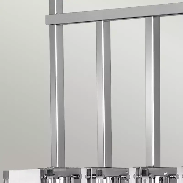 Lampa wisząca na łańcuchu LUDLOW QN-LUDLOW8-PN polerowany nikiel