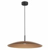 Lampa zwisająca PECA LE44272 LED 17W 3000K dysk czarna brązowa