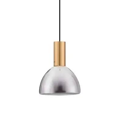 Szklana wisząca lampa SARDUNO LE45136 LED 8W 3000K złota
