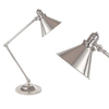 Stołowa LAMPA loftowa PROVENCE PV-TL-PN Elstead industrialna LAMPKA biurkowa stojąca metalowa nikiel