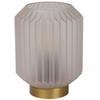 Nocna LAMPKA stojąca SUENO 45595/01/31 Lucide loftowa LAMPA stołowa złota biała