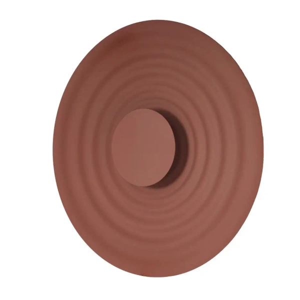 Kinkiet ścienny metalowy RIPPLE AZ6582 LED 5W 3000K okrągły brązowy