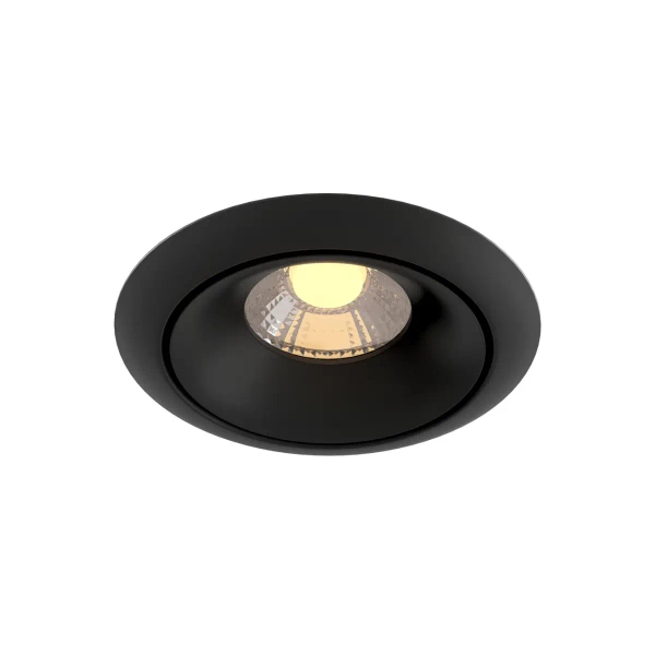 Oczko sufitowe ledowe Yin DL031-2-L8B LED 9W 3000K czarne