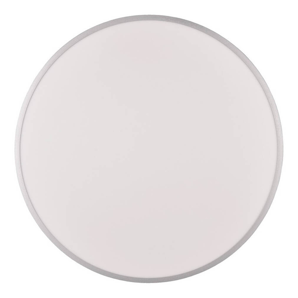 Ściemniany plafon z pilotem Yuma 641719187 LED 53W 3000-6500K biała srebrna