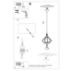 Skandynawska lampa wisząca SL.0393 drewniana do kuchni