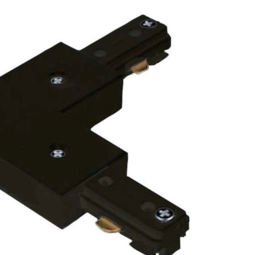 T-ŁĄCZNIK szynoprzewodu LT/CZ Orlicki Design do 1-fazowej szyny natynkowej 230V czarny