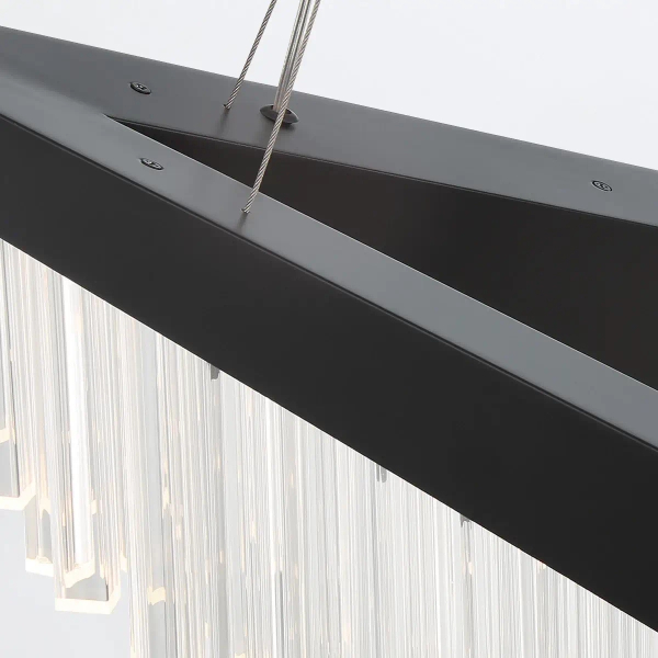 Lampa wisząca glamour Vivien QN-VIVIEN-P-L-BK LED 40W 3000K czarna