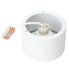 Natynkowa sufitowa lampa REDONDO ML1075 metalowa biała