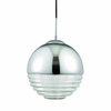 Wisząca lampa ball Paloma 68959 Endon nad stół transparentna chrom