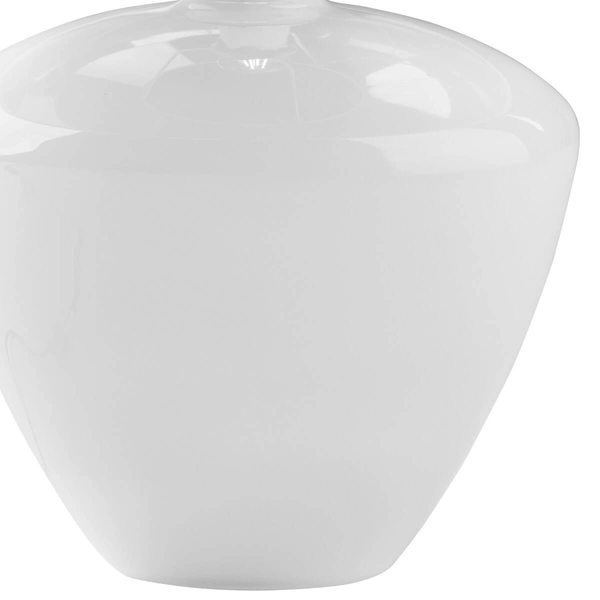 Lampka stołowa do salonu Fiord 5248 abażur z włącznikiem biała