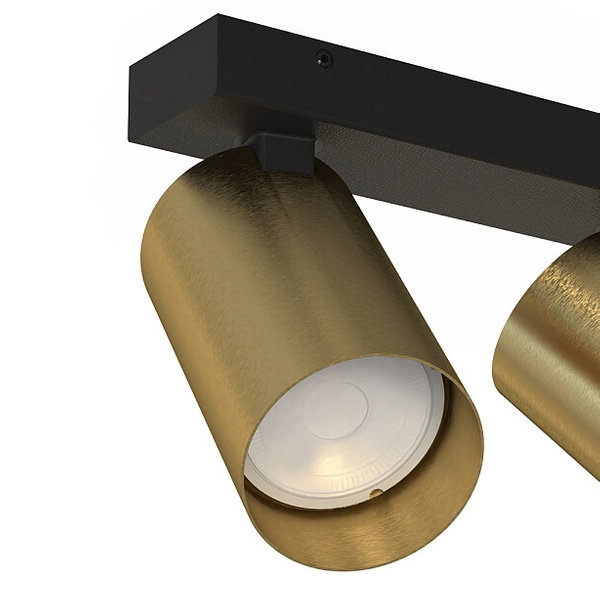 Lampa przysufitowa Mono 7782 2-punktowy spot z regulacją złoty