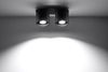 Downlight LAMPA sufitowa SL.0054 metalowa OPRAWA tuby czarne