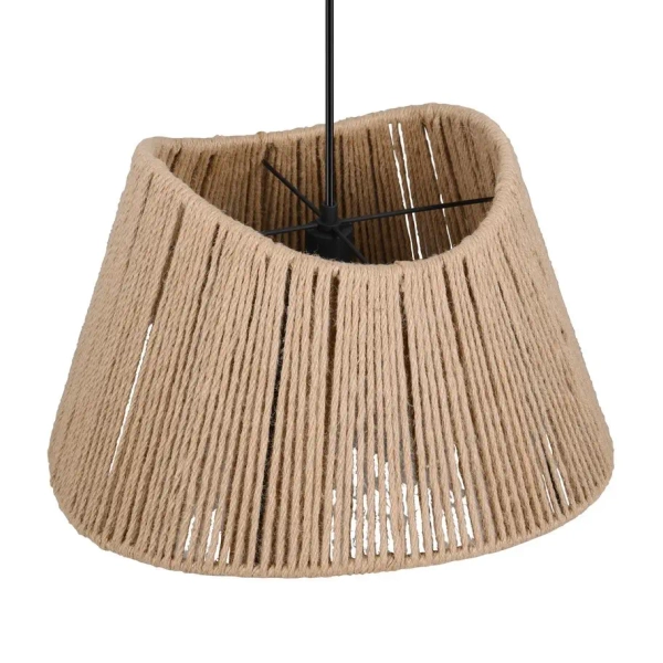 Wisząca lampa boho VALERIE R31881036 ekologiczna beżowy szary