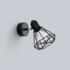 Kinkiet ścienny ARTEMIS czarny SL.1105 industrialny druciany E14