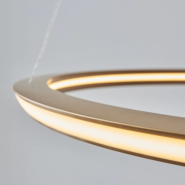 Ledowy ring wiszący L&-1102254 Light& 41W 3000K pierścień złoty