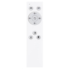 Minimalistyczna LAMPA sufitowa SONNY 41586-24 Globo okrągła LED 24W 2700K - 6000K do salonu srebrna