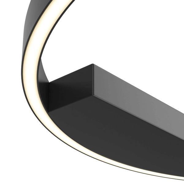Plafon sufitowy Rim MOD058CL-L35B4K LED 37W pierścień czarny