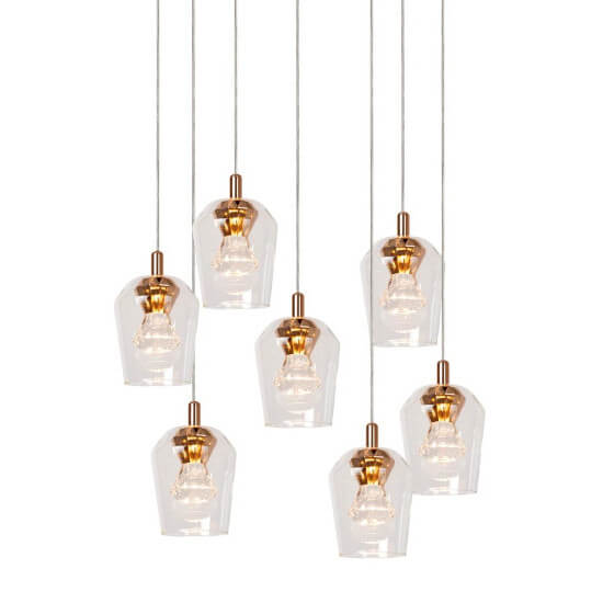 Lampa wisząca loftowa BERLIANE 00430/28/60 LED 4W 2700K czarna