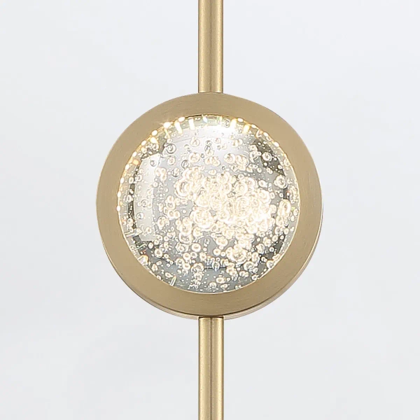 Wisząca lampa salonowa Barletta QN-BARLETTA-1P-BG LED 6W 3000K złoty