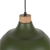 Lampa wisząca skandynawska kopułowa Cap 5665 TK Lighting drewniana zielona