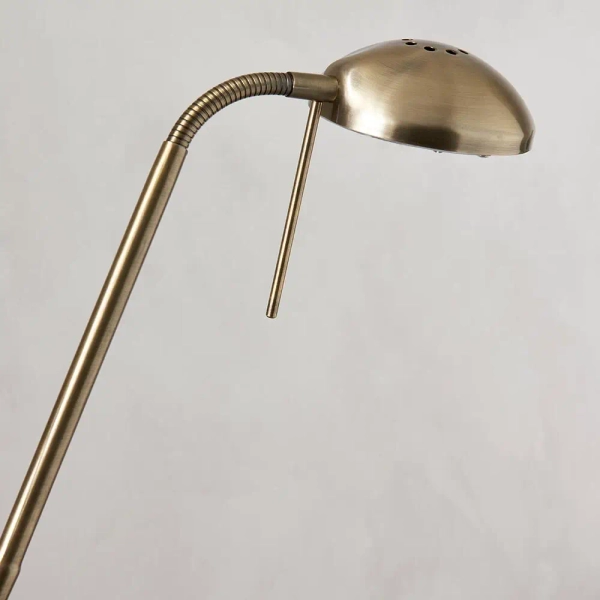 Podłogowa lampa do salonu Monaco MONACO-AN regulowana mosiądz