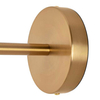 Klasyczna ścienna lampa Riva MSE010100394 Moosee metalowa złota