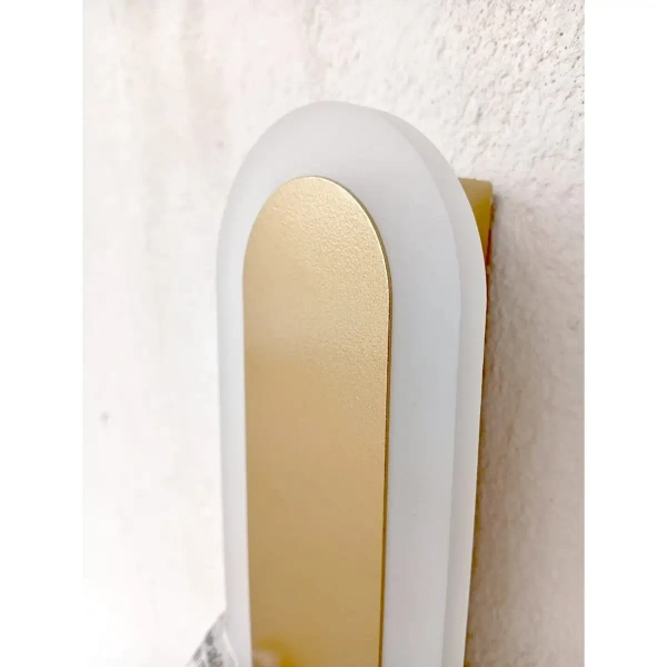 Podłużny ścienny kinkiet RUNDA CGRUND100 LED 39W 3000K złoty