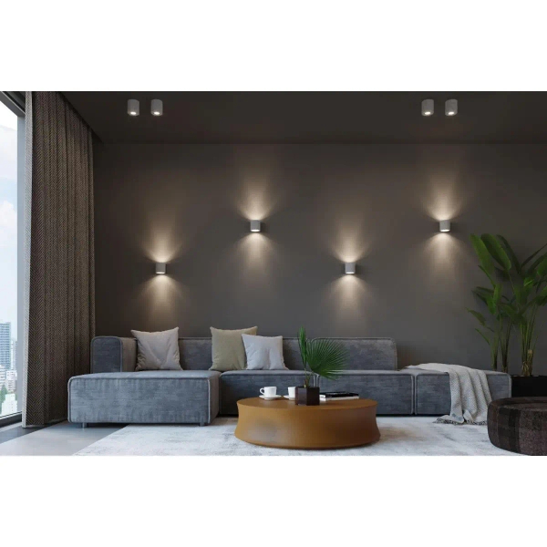 Kinkiet LAMPA ścienna SL.0486 betonowa OPRAWA tuba okrągła beton OUTLET