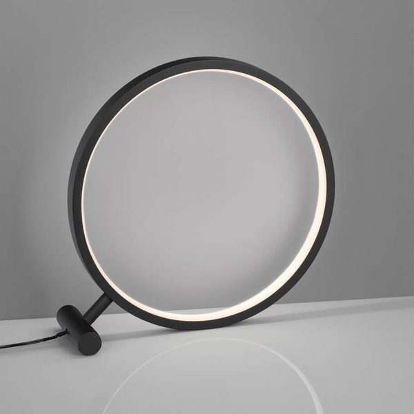 Lampka pierścieniowa nocna TUCUMAN LE44518 LED 12W 3000K ring czarna