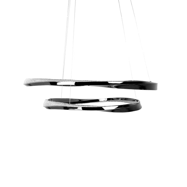 Pierścieniowa lampa wisząca ANILLO czarna MSE1501100600 2xLED 41W 3000K ringi