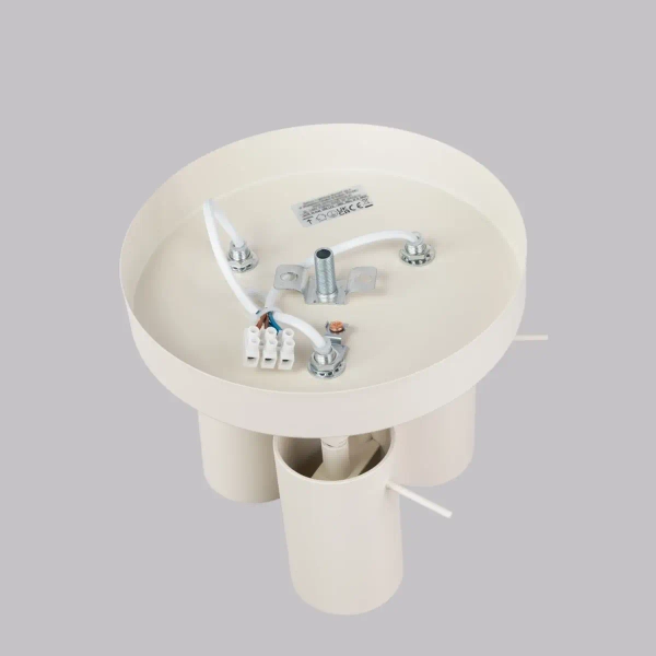 Potrójna lampa sufitowa RING SL.1497 regulowane tubki beżowe