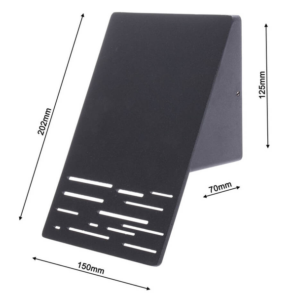 Lampa elewacyjna do ogrodu Line ML099 Milagro LED 10W 4000K IP44 czarny