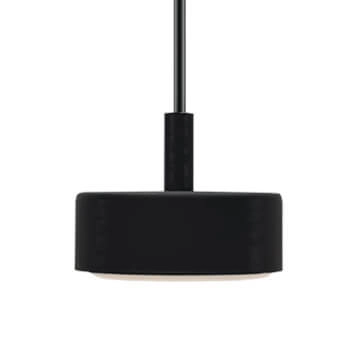 Minimalistyczna lampa zwisająca no.mini 5163 Shilo metalowa czarna