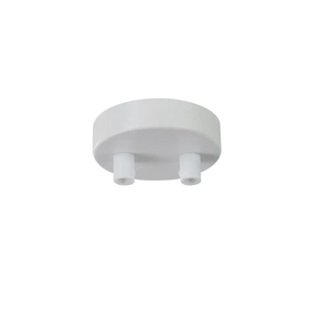 Uniwersalny uchwyt do lampy SPR-BASE-R-02-W metalowy biały