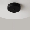 Okrągła wisząca lampa Misterio MOD379PL-L6B2.7K LED 6W 2700K czarna