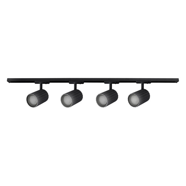 1-fazowy system szynowy Tokio LP-787 SET 1F BK tuby z regulacją czarny