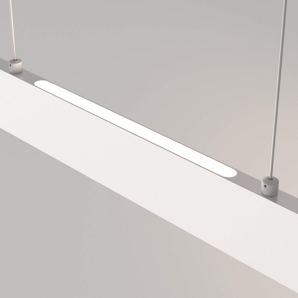 Podłużna lampa wisząca Step P010PL-L23W LED 23W 3000K listwa biała