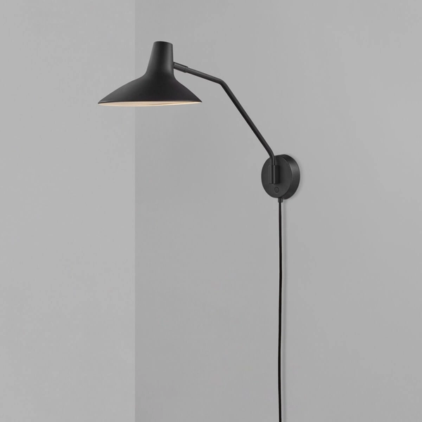 Lampa ścienna Darci 2120551003 DFTP do kuchni metalowa czarna