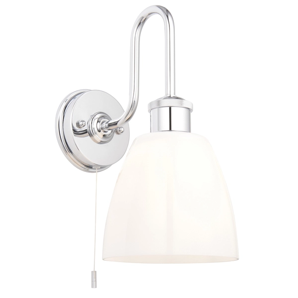 Kinkiet z włącznikiem L&-195506 Light& nad lustro IP44 chrom
