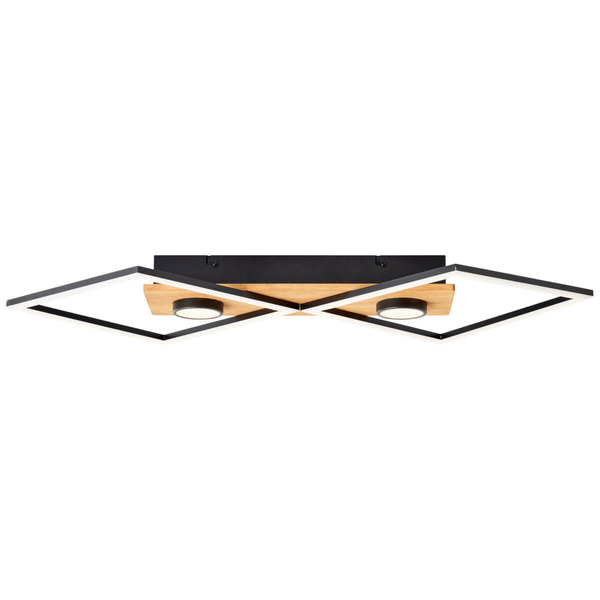 Lampa sufitowa metalowa Woodbridge G99756/76 LED 32W 3000K czarna