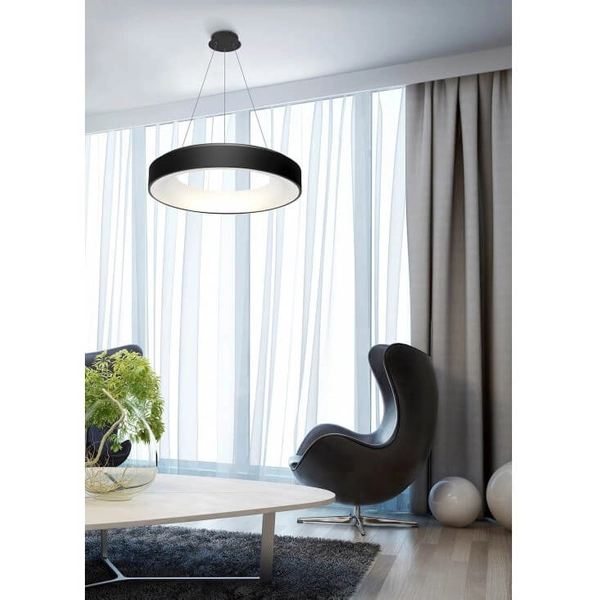 Lampa wisząca Sovana AZ3449 LED 80W 2700-6500K z opcją ściemniania czarna