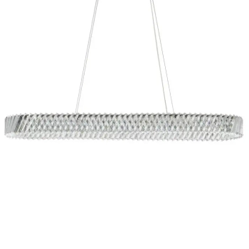 Owalna lampa wisząca CANLIRA LE45157 LED 82W 3000K przezroczysta