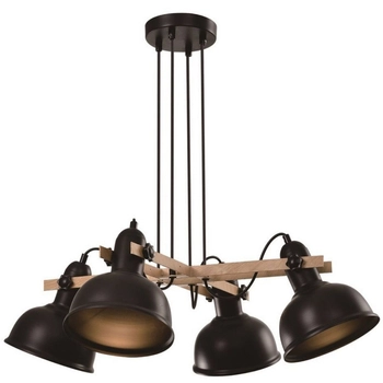 Nowoczesna lampa wisząca Olena 34-78155 Candellux klosze loft czarne